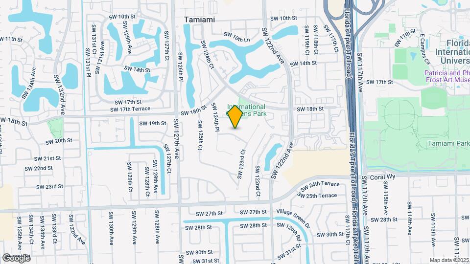 12337 SW 20th Terrace Map and Location Details