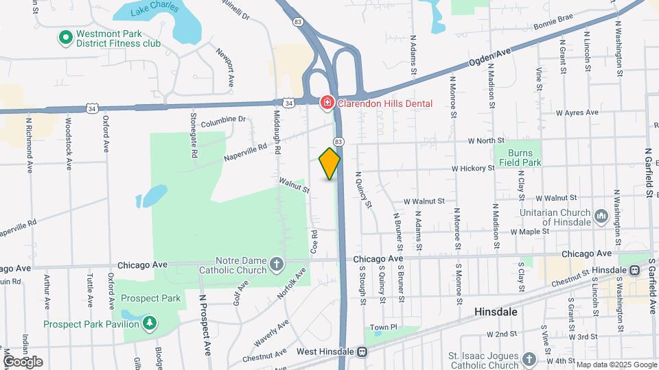 244 N Jackson Rd Map and Location Details