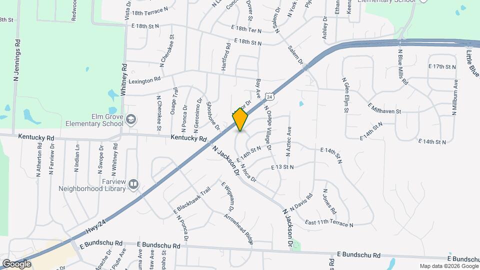 1433 N Inca Dr Map and Location Details