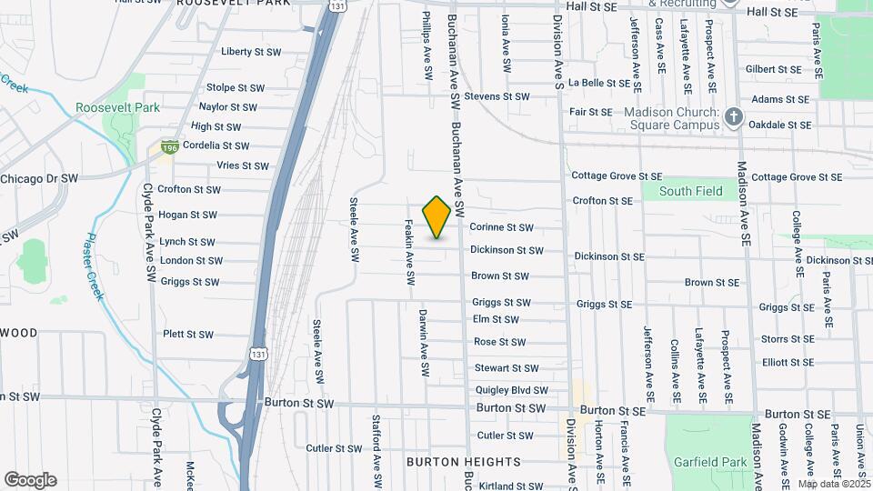 231 Dickinson St SW Map and Location Details