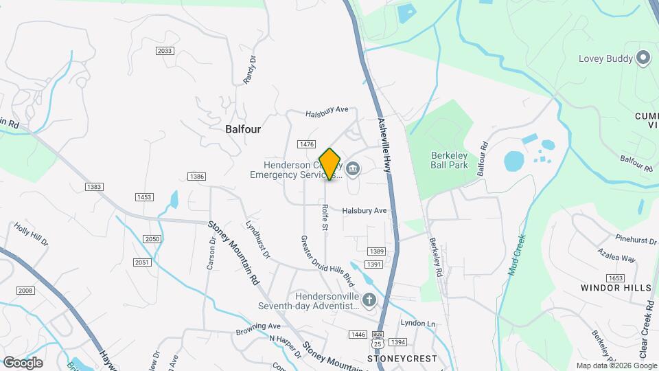 2514 Rolfe St Map and Location Details