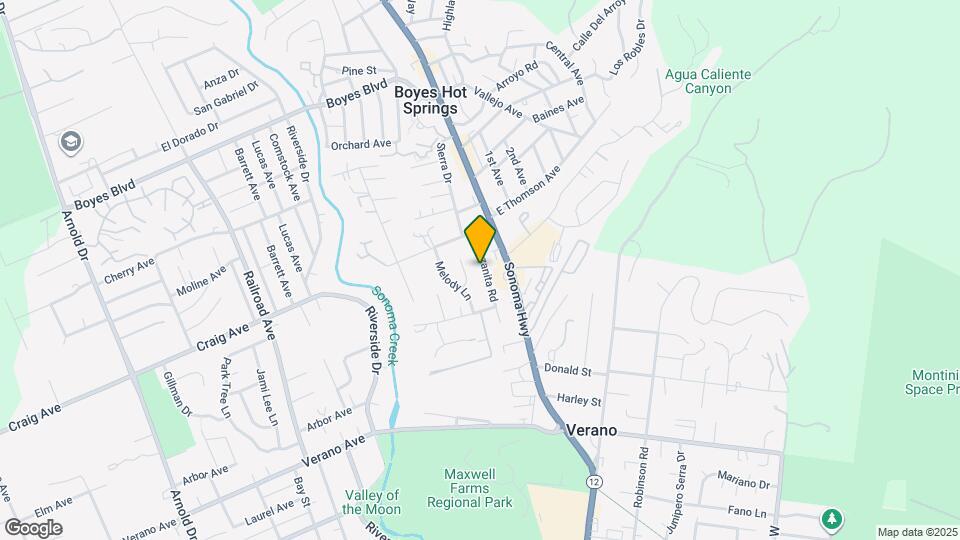 18626 Manzanita Rd Map and Location Details