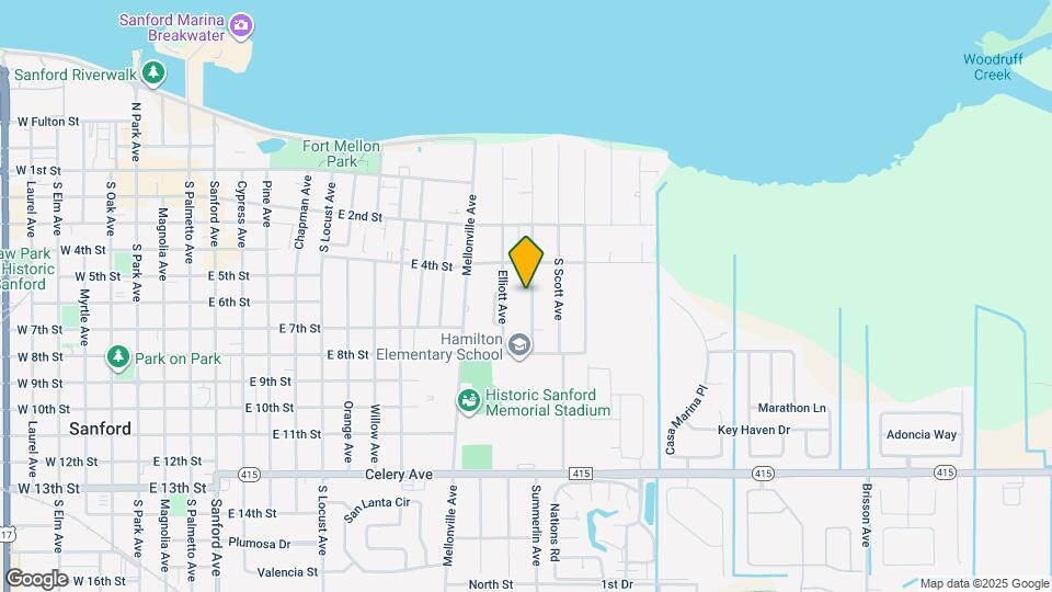428 S Summerlin Ave Map and Location Details