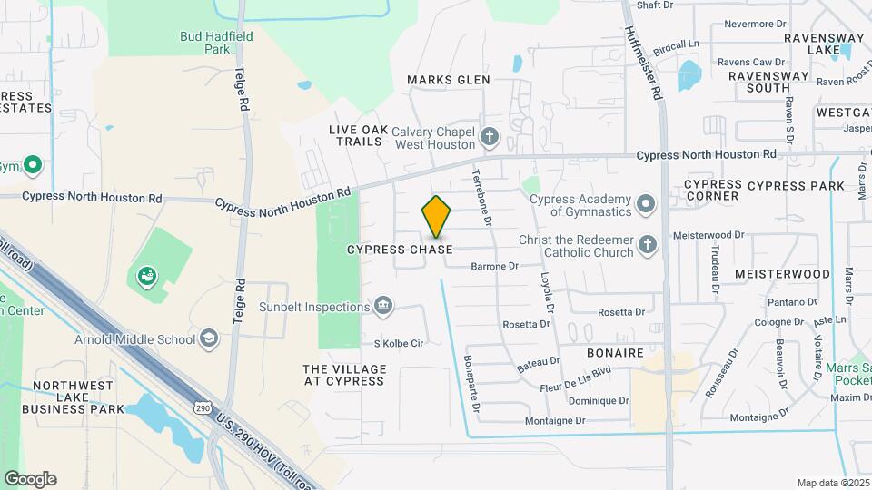 11703 Bonaparte Dr Map and Location Details