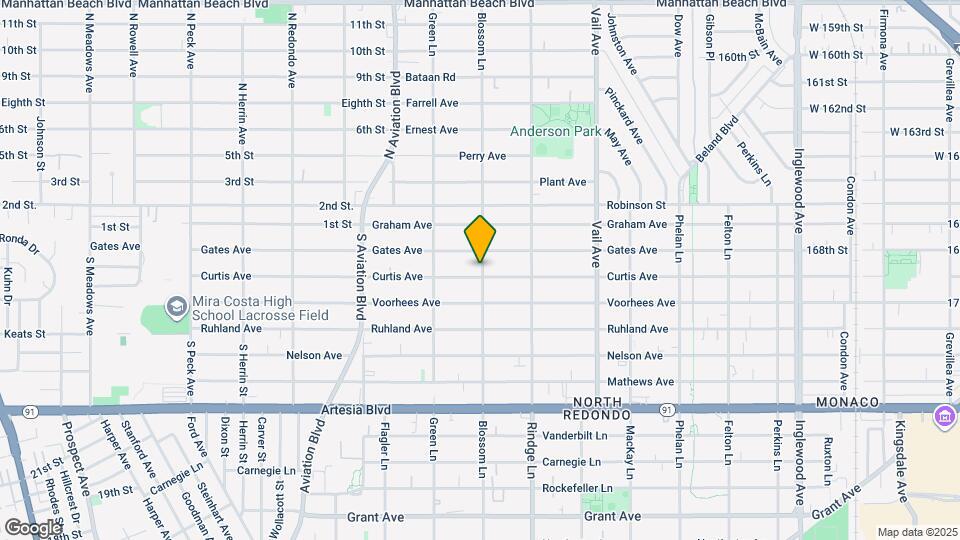 2023 Curtis Ave Map and Location Details