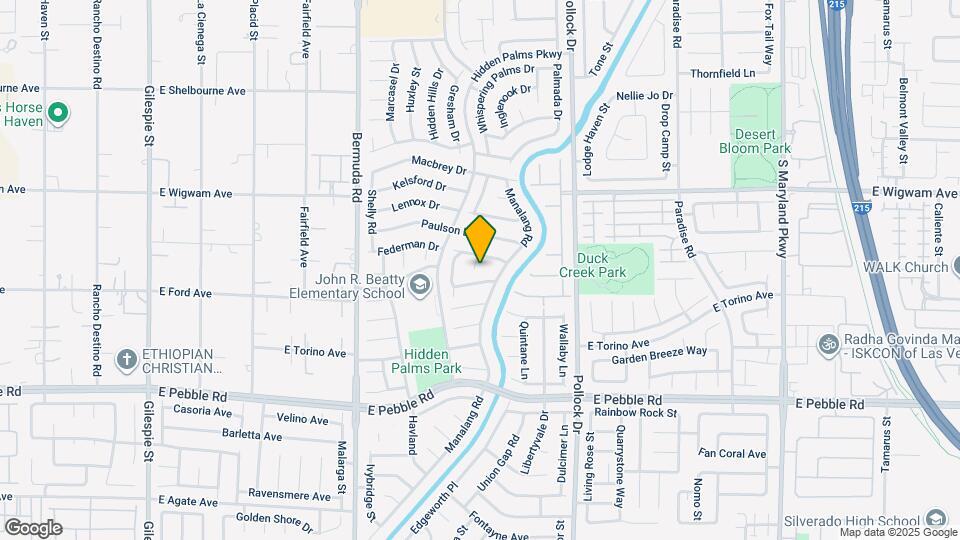 8616 Gabilan Ct Map and Location Details