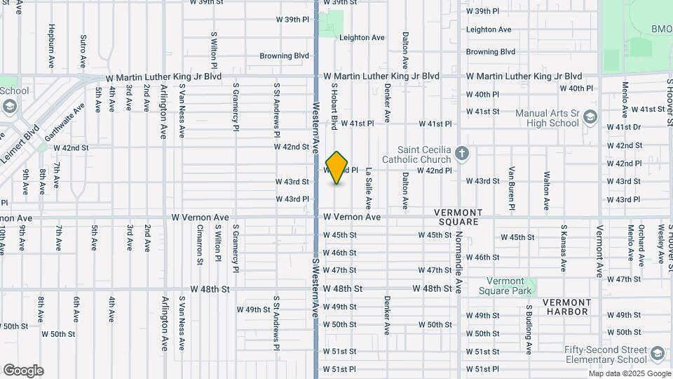 4288 S Hobart Blvd, Unit 4288 Mapa y Detalles de la Ubicación