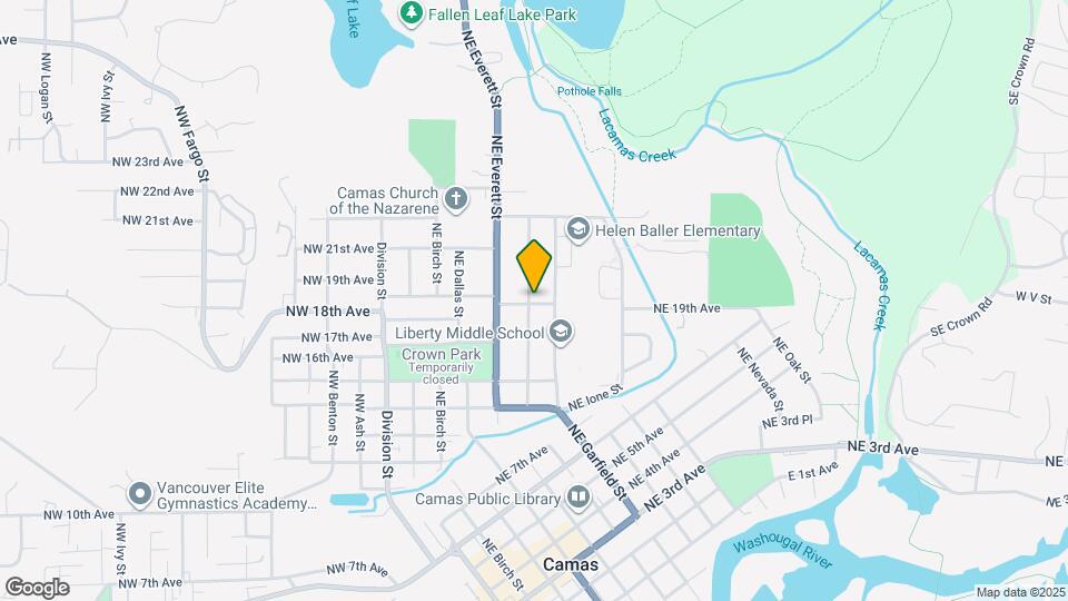 1906 NE Franklin St Map and Location Details