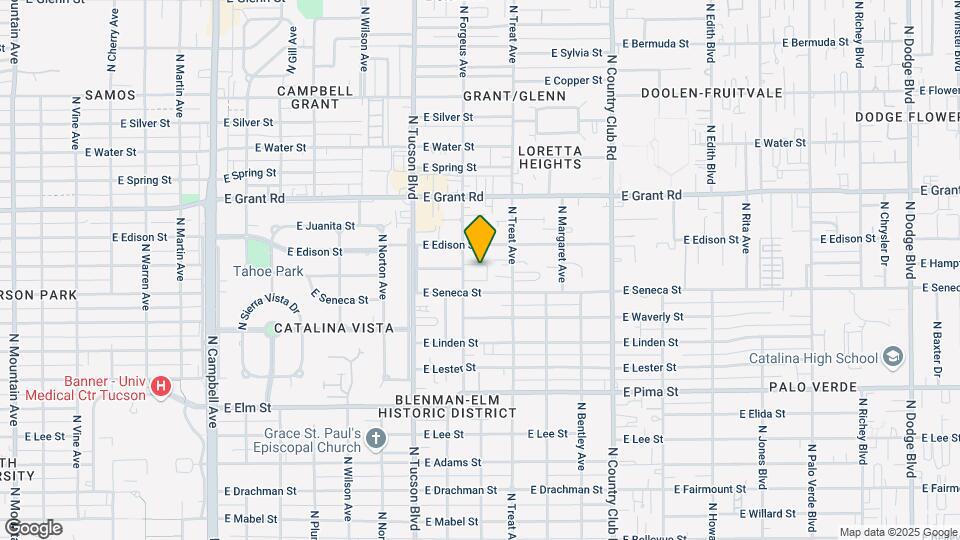 2126 N Forgeus Ave Map and Location Details