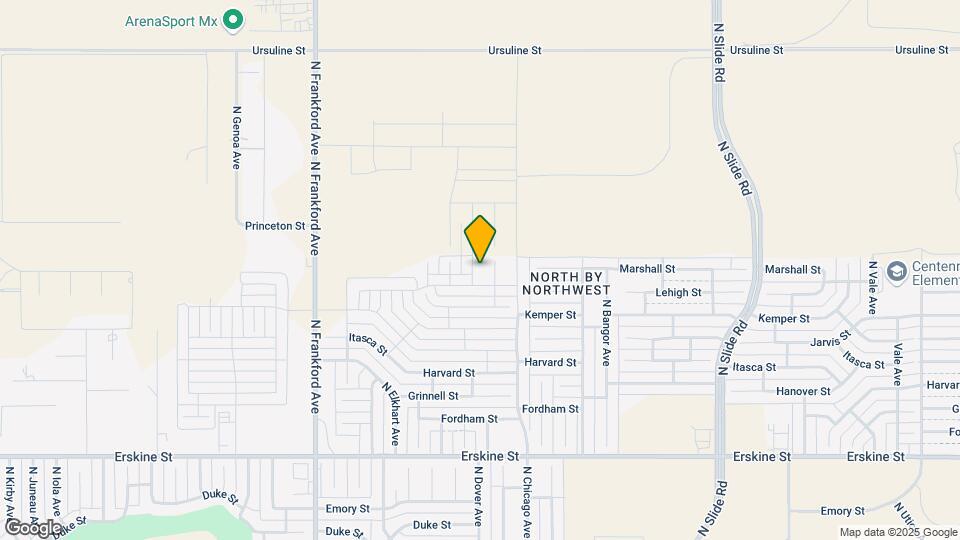 1302 N Colton Ave Map and Location Details