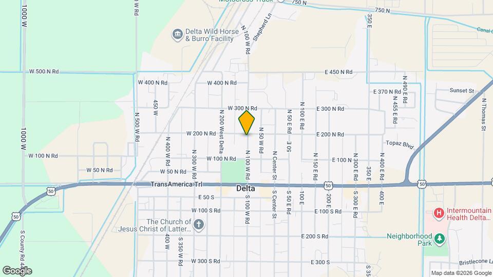 175 N 100 W Rd Map and Location Details