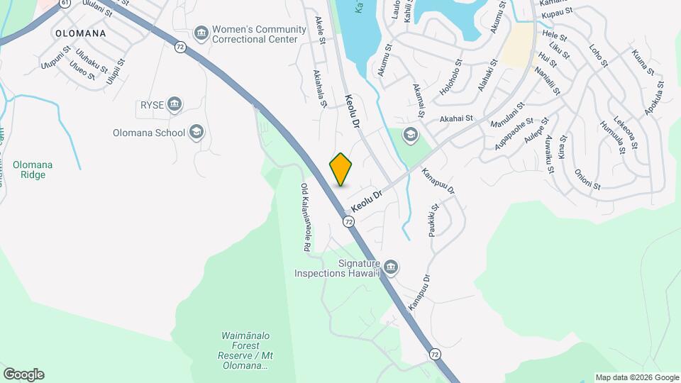 1499 Akeke Pl Map and Location Details