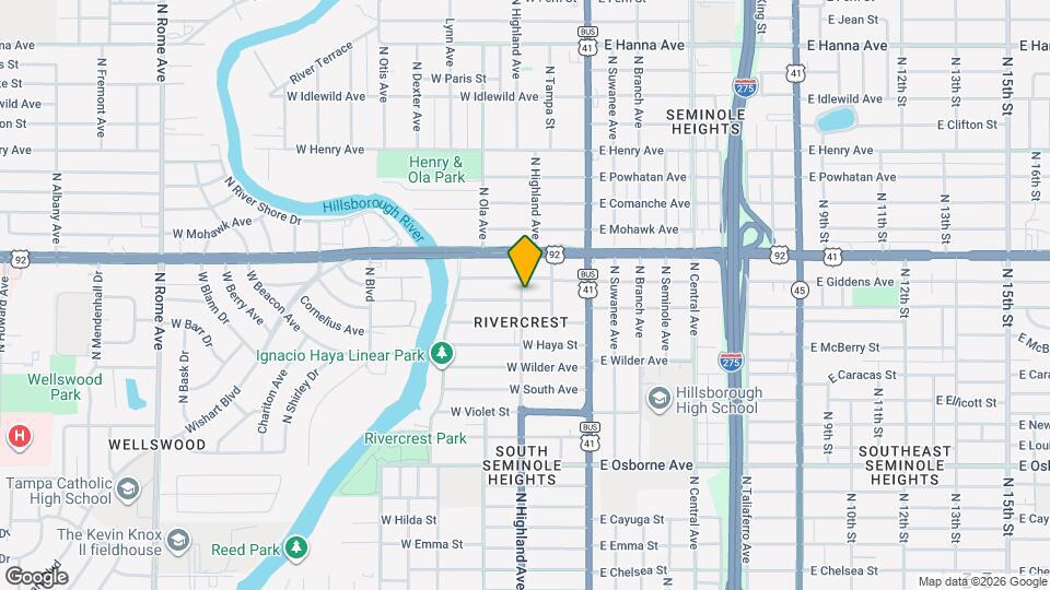 213 W Frierson Ave Map and Location Details