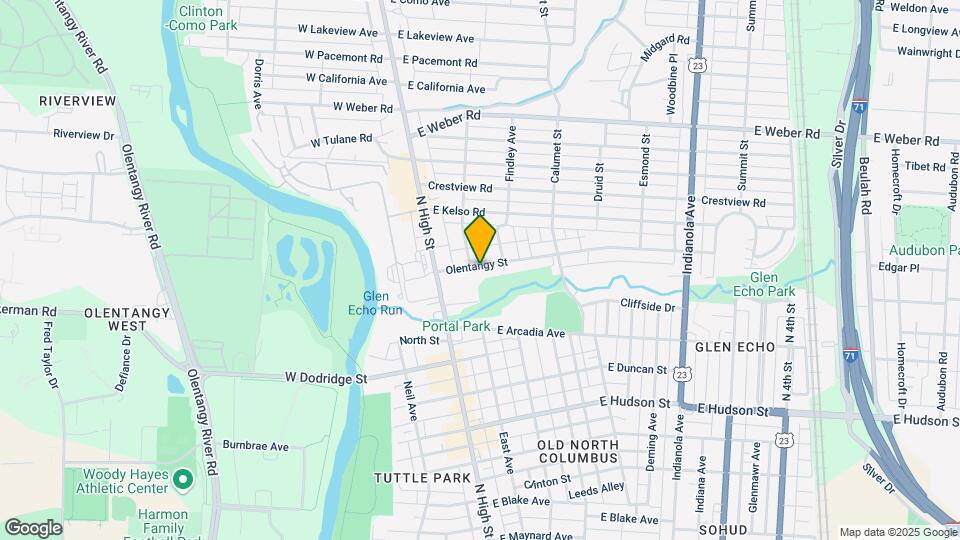59 Olentangy St Map and Location Details