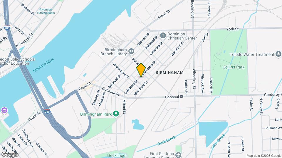 2128 Caledonia St Map and Location Details