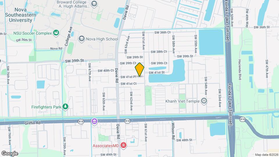 6200 SW 41st Pl Map and Location Details