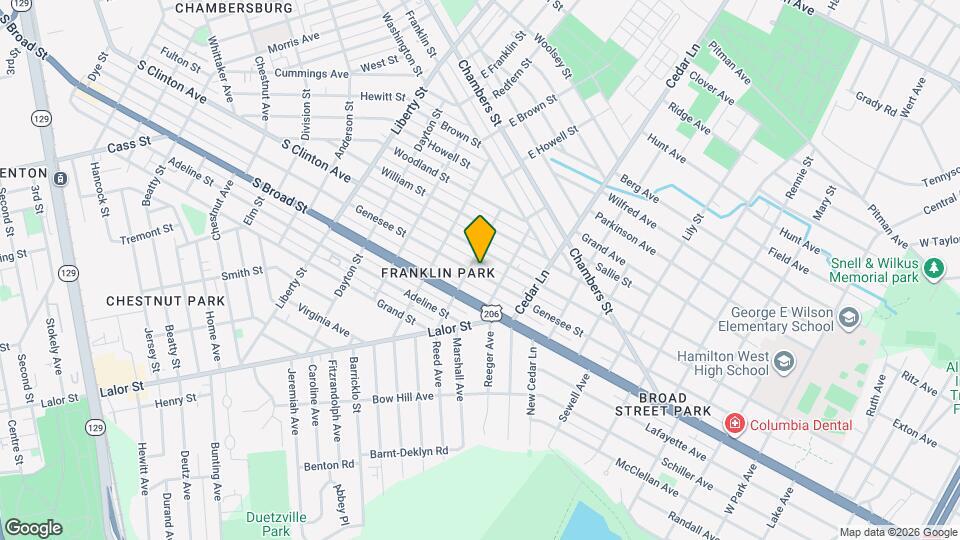 1222 Genesee St Map and Location Details