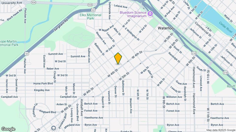 1112 W 4th St Mapa y Detalles de la Ubicación