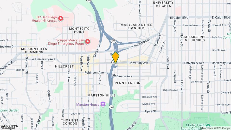 939 University Ave Map and Location Details