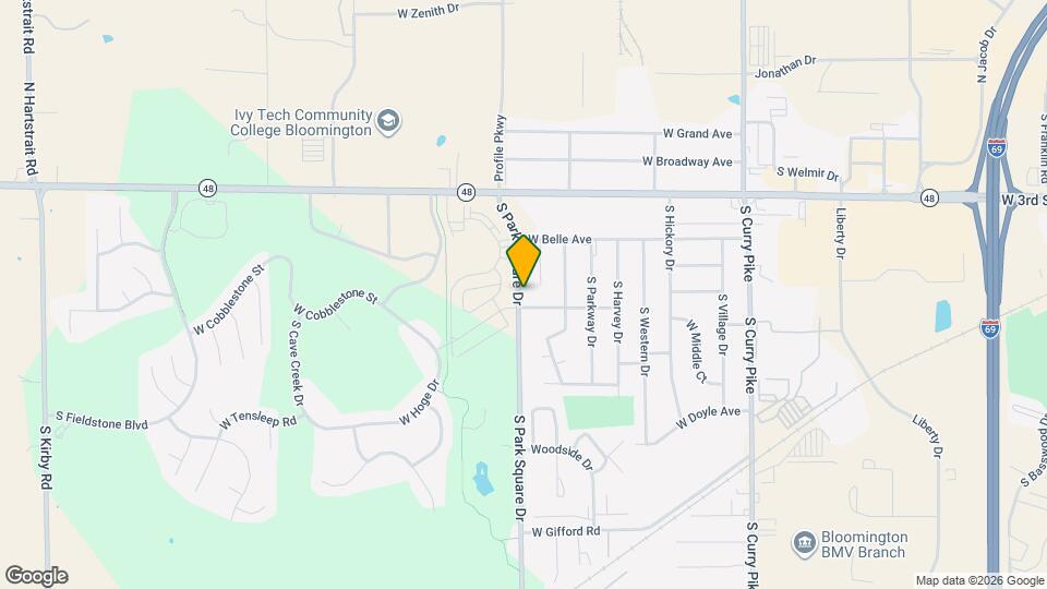 613 S Park Square Dr Map and Location Details