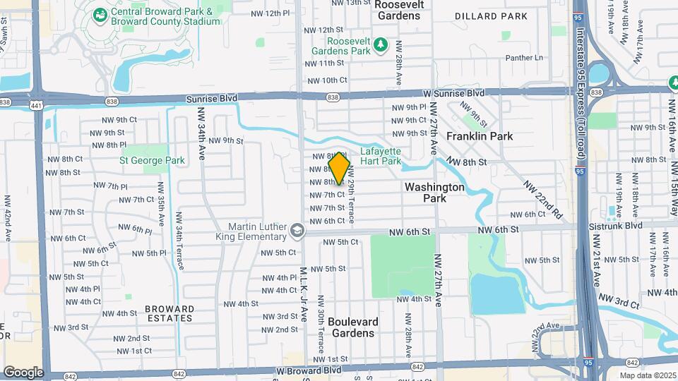 2917 NW 7th Ct Map and Location Details