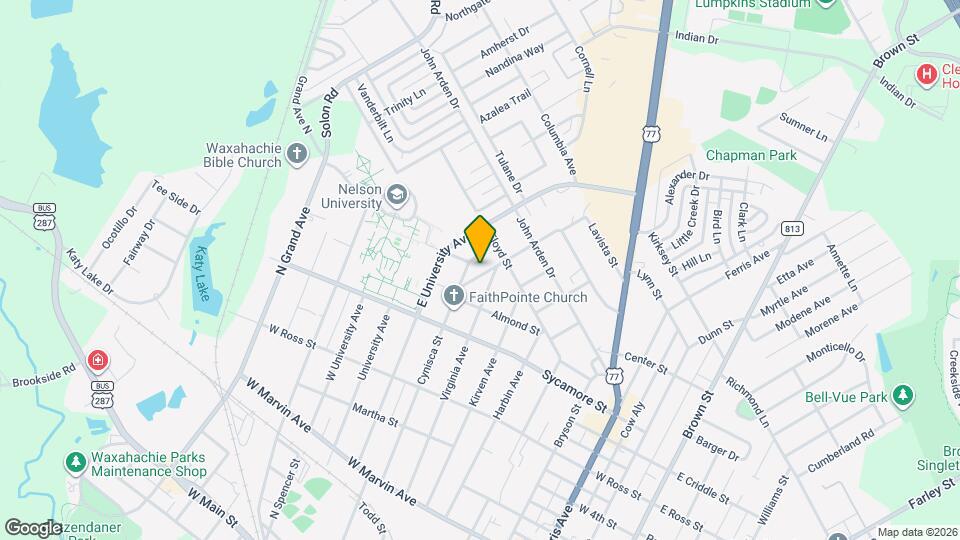 103 Olive St Map and Location Details