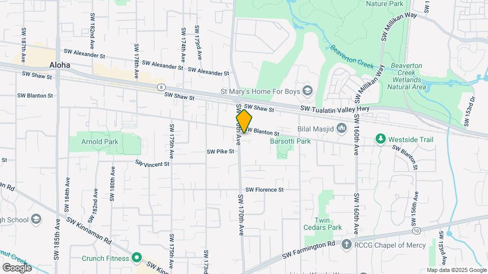 4134 SW 170th Ave Map and Location Details