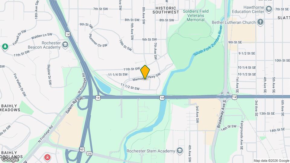 808 Memorial Pkwy SW Map and Location Details