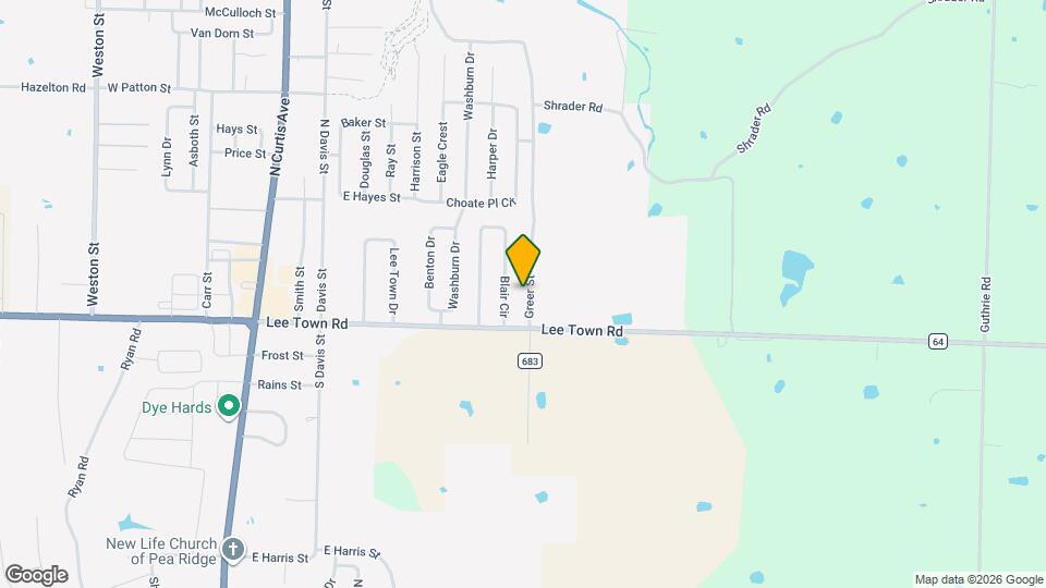 107 Greer St Map and Location Details