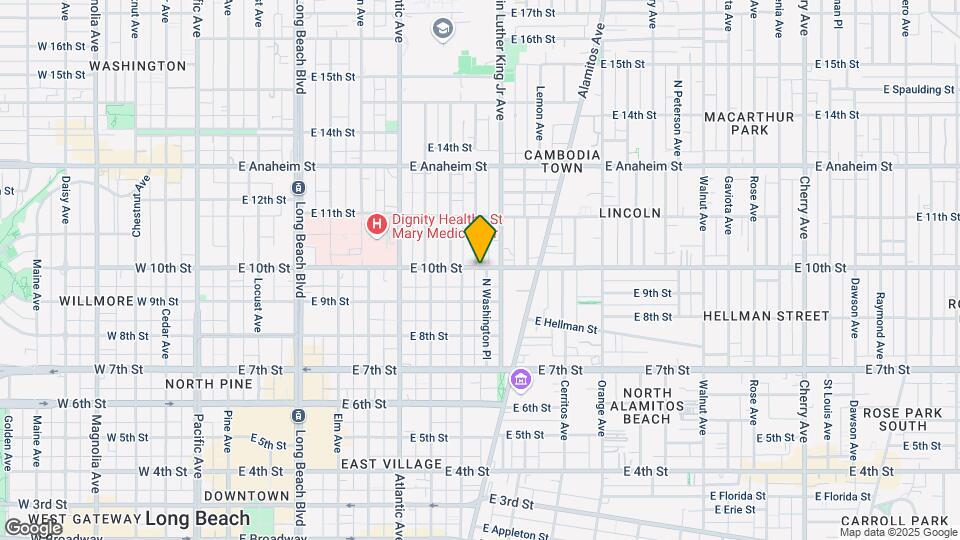 828 E 10th St, Unit 828 Map and Location Details