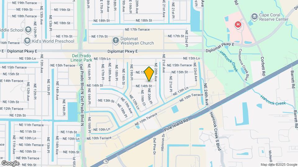 2001 NE 14th St Map and Location Details