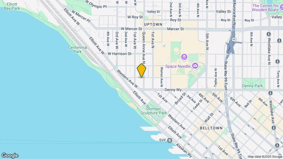 133 Queen Anne Ave N Map and Location Details
