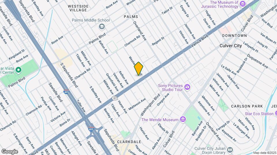 10849 Venice Blvd Map and Location Details