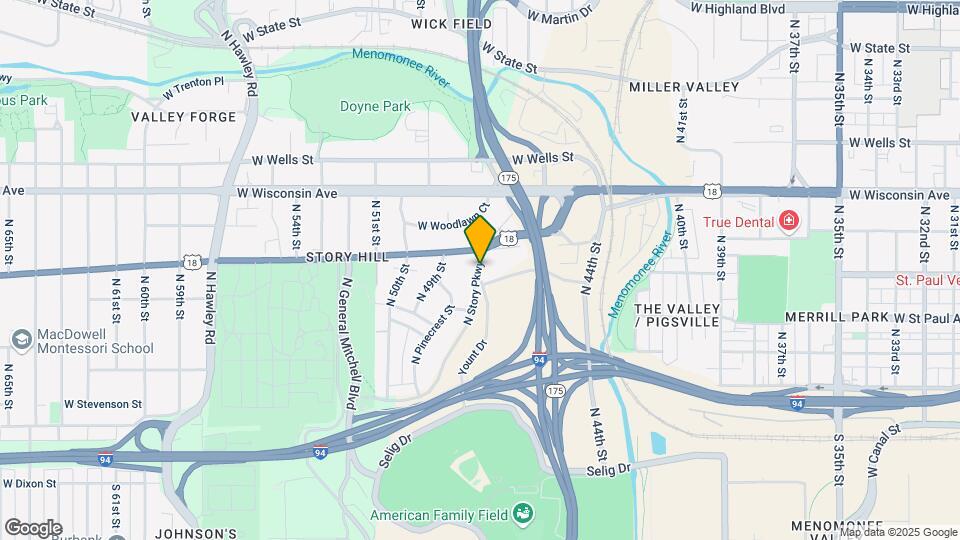 Story Parkway Apartments Map and Location Details