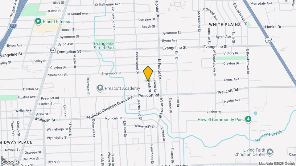 4243 Joseph St Map and Location Details