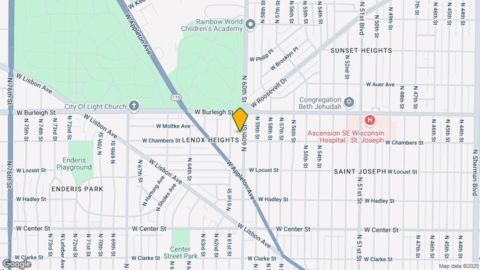 3013 N 60th St Map and Location Details