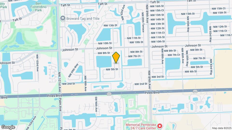 521 NW 93rd Terrace Map and Location Details