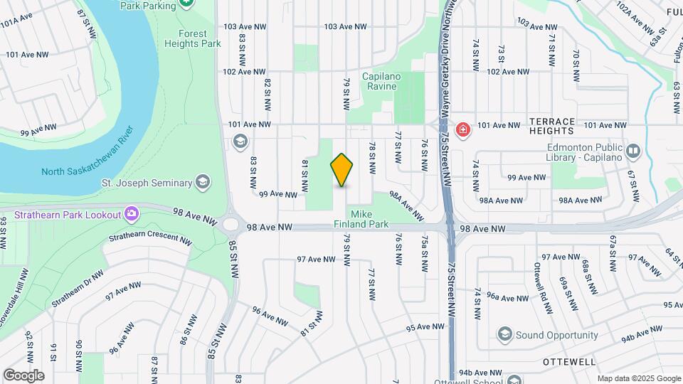 9842 79 St NW Map and Location Details