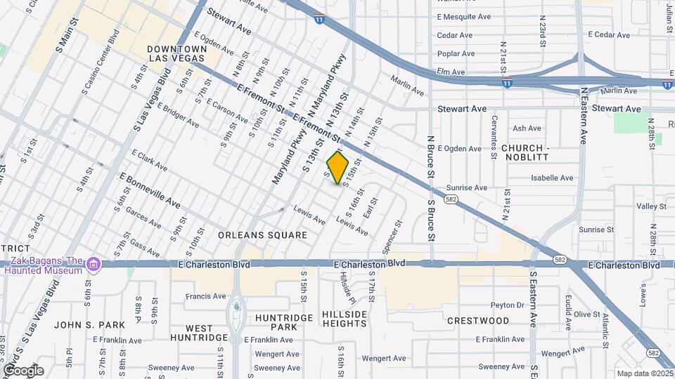 1416 Manzanita Way Map and Location Details