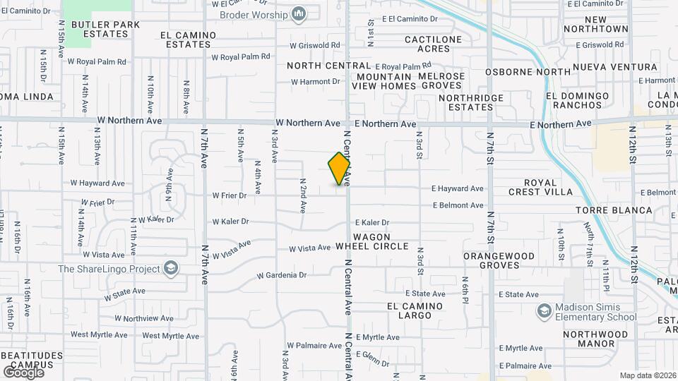10 W Frier Dr Map and Location Details
