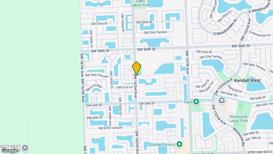 16180 SW 60th St Map and Location Details
