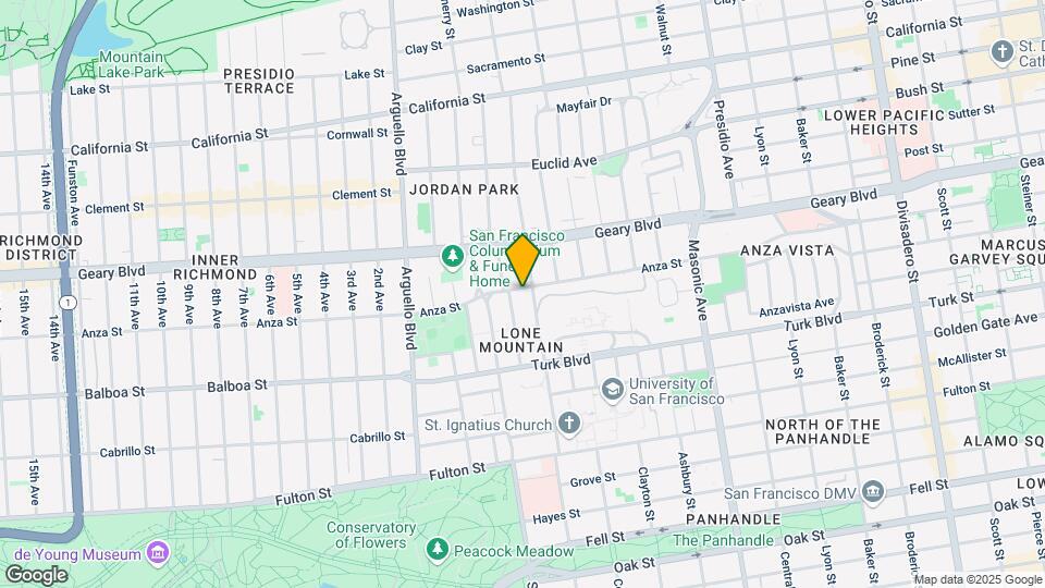 719-721-721 Anza St Map and Location Details