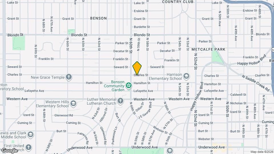 5901 Charles St Map and Location Details