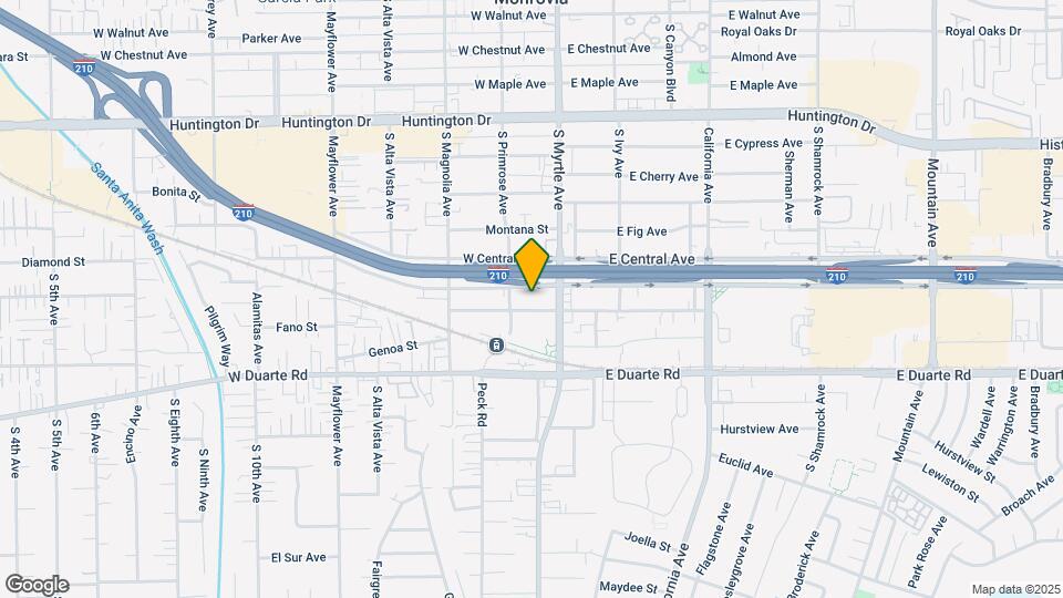 Monrovia Station Map and Location Details