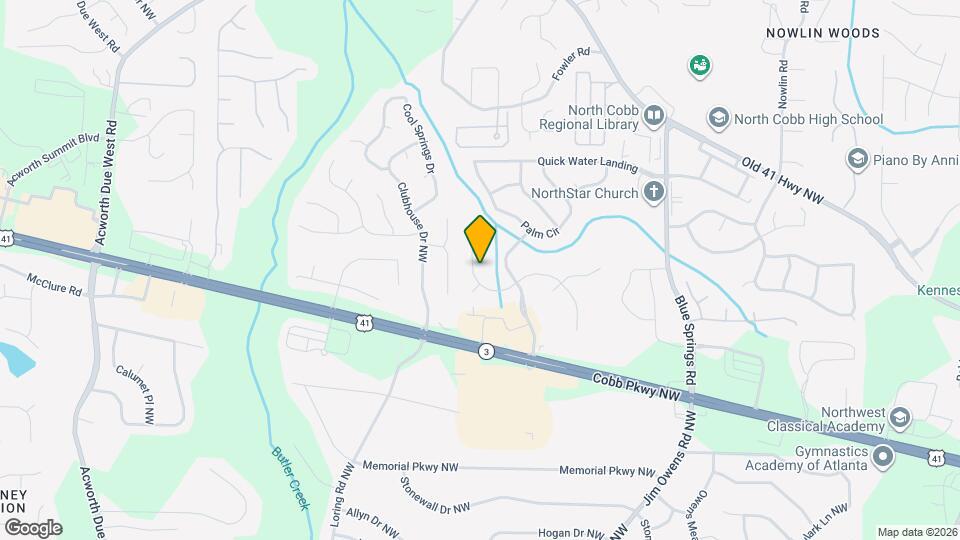 3568 Butler Springs Trace Mapa y Detalles de la Ubicación