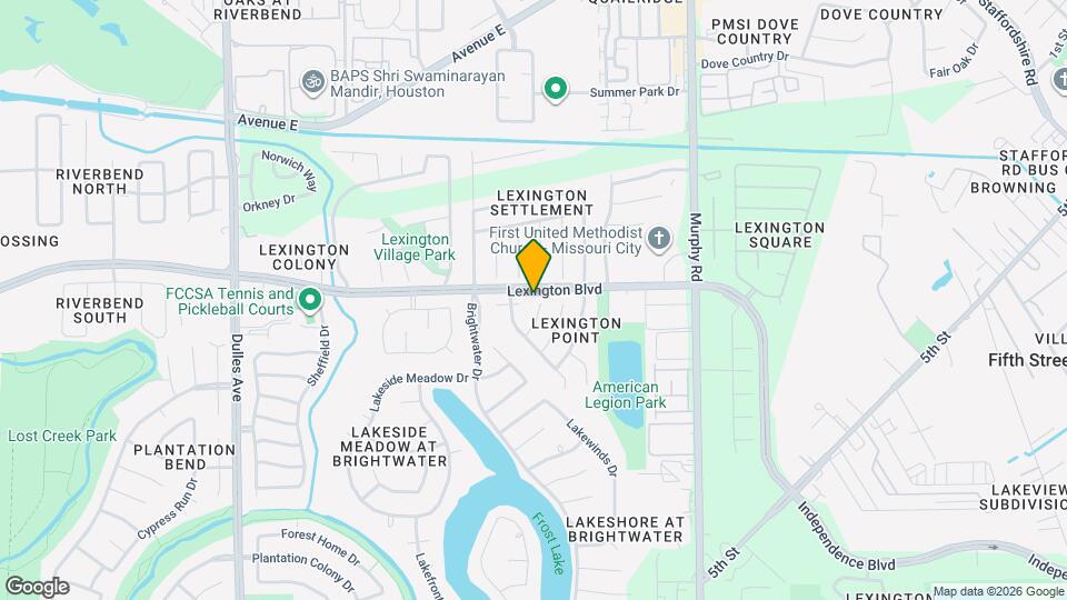 1306 Forest Hollow Dr Mapa y Detalles de la Ubicación