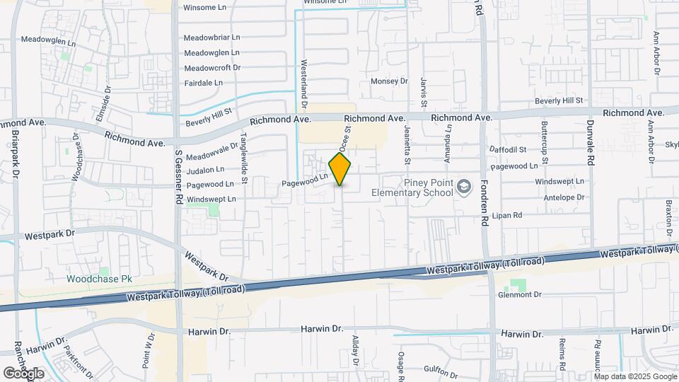 3608 Ocee St Map and Location Details