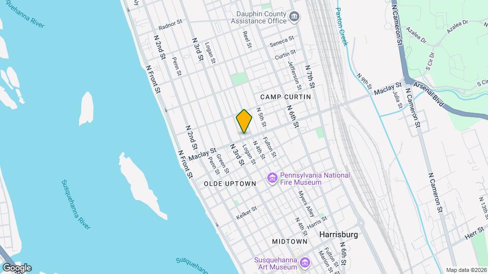 320 Maclay St Map and Location Details