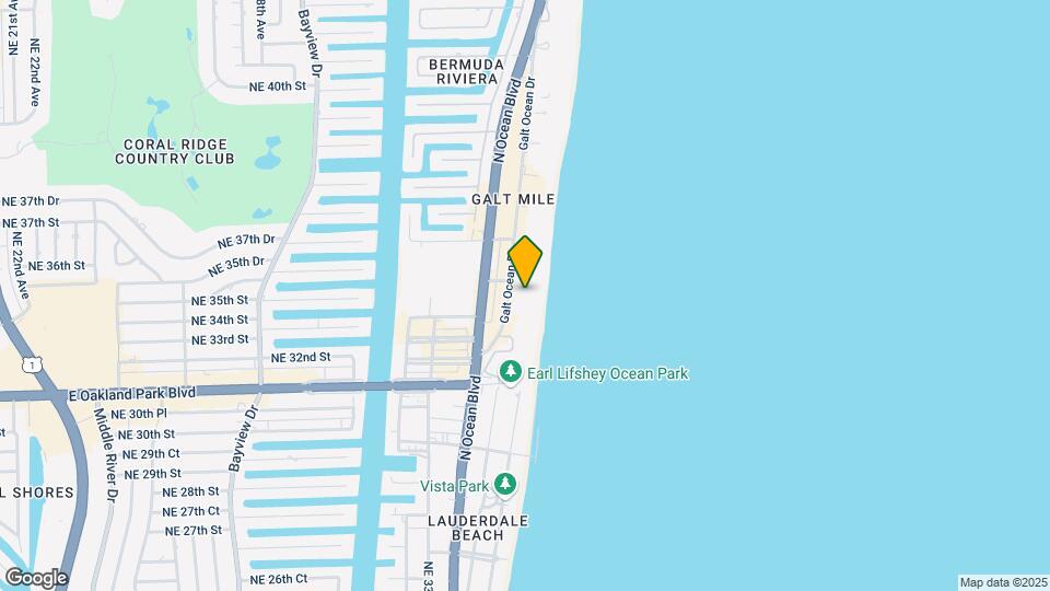 3430 Galt Ocean Dr Map and Location Details
