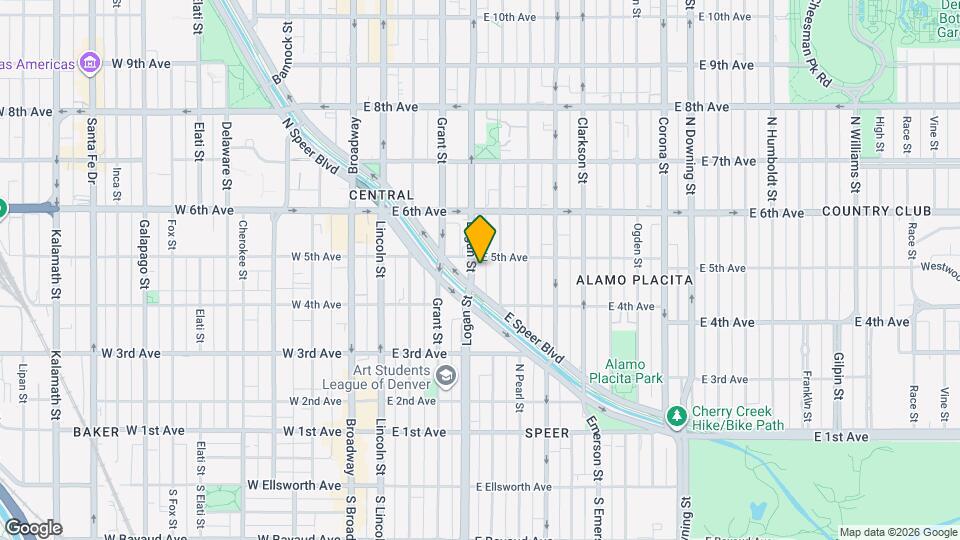 456 N Logan St, Unit 306 Map and Location Details